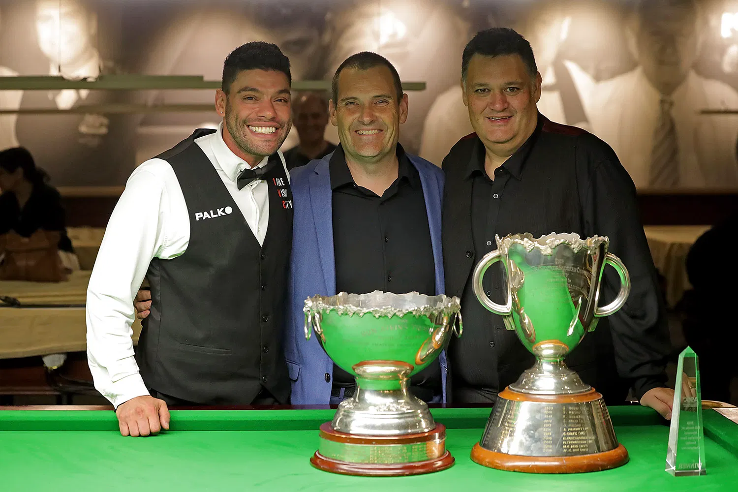 Vinnie Calabrese and Daniell Haenga contested the 2026 Australian Open Snooker final